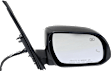 Driver and Passenger Side Mirror, Power Adjust, Heated, Power Folding, Paintable, In-housing Signal Light, With Memory, With Puddle Light, No Auto-Dim, With Blind Spot Detection in Glass