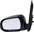 Driver and Passenger Side Mirror, Power Adjust, Heated, Manual Folding, Paintable, No Signal Light, No Memory, No Puddle Light, No Auto-Dim, With Blind Spot Detection in Glass