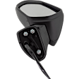 Driver and Passenger Side Mirrors, Power Adjust, Manual Folding, Heated, Paintable, In-housing Signal Light, With memory, No Puddle Light, No Auto-Dimming, With Blind Spot Detection in Glass