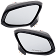 Driver and Passenger Side Mirror, Power Adjust, Non-Heated, Manual Folding, Textured Black, No Signal Light, No Memory, No Puddle Light, No Auto-Dim, No Blind Spot Feature