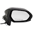 Driver and Passenger Side Mirrors, Power Adjust, Manual Folding, Non-Heated, Paintable, No Signal Light, No Memory, No Puddle Light, No Auto-Dimming, No Blind Spot Feature