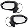 Driver and Passenger Side Mirrors, Power Adjust, Manual Folding, Heated, Paintable, In-housing Signal Light, No Memory, No Puddle Light, No Auto-Dimming, No Blind Spot Feature