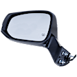 Driver and Passenger Side Mirrors, Power Adjust, Manual Folding, Heated, Paintable, In-Housing Signal Light, No Memory, No Puddle Light, No Auto-Dimming, No Blind Spot Feature
