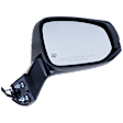 Driver and Passenger Side Mirrors, Power Adjust, Manual Folding, Heated, Paintable, In-Housing Signal Light, No Memory, No Puddle Light, No Auto-Dimming, No Blind Spot Feature