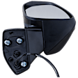 Driver and Passenger Side Mirrors, Power Adjust, Manual Folding, Heated, Paintable, In-Housing Signal Light, No Memory, No Puddle Light, No Auto-Dimming, No Blind Spot Feature
