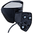 Driver and Passenger Side Mirrors, Power Adjust, Manual Folding, Heated, Paintable, In-Housing Signal Light, No Memory, No Puddle Light, No Auto-Dimming, No Blind Spot Feature