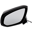 Driver and Passenger Side Mirror, Power Adjust, Heated, Manual Folding, Textured Black, No Signal Light, No Memory, No Puddle Light, No Auto-Dim, No Blind Spot Feature