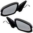 Driver and Passenger Side Mirror, Power Adjust, Heated, Manual Folding, Paintable, No Signal Light, No Memory, No Puddle Light, No Auto-Dim, With Blind Spot Detection in Glass