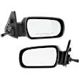 Driver and Passenger Side Mirrors, Manual Adjust, Non-Folding, Non-Heated, Paintable, No Signal Light, No Memory, No Puddle Light, No Auto-Dimming, No Blind Spot Feature