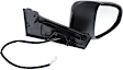 Driver and Passenger Side Mirror, Power Adjust, Non-Heated, Manual Folding, Paintable, No Signal Light, No Memory, No Puddle Light, No Auto-Dim, No Blind Spot Feature