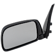 Driver and Passenger Side Mirrors, Manual Adjust, Manual Folding, Non-Heated, Textured Black, No Signal Light, No Memory, No Puddle Light, No Auto-Dimming