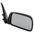 Driver and Passenger Side Mirrors, Manual Adjust, Manual Folding, Non-Heated, Textured Black, No Signal Light, No Memory, No Puddle Light, No Auto-Dimming