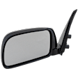 Driver and Passenger Side Mirrors, Manual Adjust, Manual Folding, Non-Heated, Textured Black, No Signal Light, No Memory, No Puddle Light, No Auto-Dimming