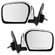 Driver and Passenger Side Mirrors, Power Adjust, Manual Folding, Non-Heated, Chrome, No Signal Light, No Memory, No Puddle Light, No Auto-Dimming, No Blind Spot Feature