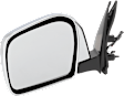 Driver and Passenger Side Mirrors, Power Adjust, Manual Folding, Non-Heated, Chrome, No Signal Light, No Memory, No Puddle Light, No Auto-Dimming, No Blind Spot Feature