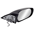Driver and Passenger Side Mirrors, Manual Adjust, Non-Heated, Non-Folding, Textured Black, No Signal Light, No Memory, No Puddle Light, No Blind Spot Feature, 4-Door, Sedan