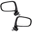 Driver and Passenger Side Mirrors, Power Adjust, Manual Folding, Non-Heated, Textured Black, No Signal Light, No Memory, No Puddle Light, No Auto-Dimming, No Blind Spot Feature