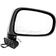 Driver and Passenger Side Mirrors, Power Adjust, Manual Folding, Non-Heated, Textured Black, No Signal Light, No Memory, No Puddle Light, No Auto-Dimming, No Blind Spot Feature