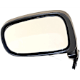 Driver and Passenger Side Mirrors, Power Adjust, Manual Folding, Non-Heated, Textured Black, No Signal Light, No Memory, No Puddle Light, No Auto-Dimming, No Blind Spot Feature