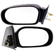 Driver and Passenger Side Mirrors, Manual Adjust, Non-Folding, Non-Heated, Textured Black, No Signal Light, No Memory, No Puddle Light, No Auto-Dimming, No Blind Spot Feature