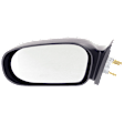 Driver and Passenger Side Mirrors, Manual Adjust, Non-Folding, Non-Heated, Textured Black, No Signal Light, No Memory, No Puddle Light, No Auto-Dimming, No Blind Spot Feature