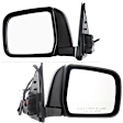 Driver and Passenger Side Mirrors, Power Adjust, Manual Folding, Non-Heated, Paintable, No Signal Light, No Memory, No Puddle Light, No Auto-Dimming, No Blind Spot Feature