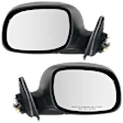 Extended Cab Pickup Driver and Passenger Side Mirror, Power Adjust, Non-Heated, Manual Folding, Paintable, No Signal Light, No Memory, No Puddle Light, No Auto-Dim