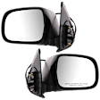 Driver and Passenger Side Mirrors, Power Adjust, Manual Folding, Non-Heated, Textured Black, No Signal Light, No Memory, No Puddle Light, No Auto-Dimming, No Blind Spot Feature