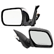 Driver and Passenger Side Mirrors, Power Adjust, Manual Folding, Non-Heated, Paintable, No Signal Light, No Memory, No Puddle Light, No Auto-Dimming, No Blind Spot Feature
