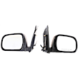 Driver and Passenger Side Mirrors, Power Adjust, Manual Folding, Heated, Textured Black, No Signal Light, No Memory, No Puddle Light, No Auto-Dimming, No Blind Spot Feature