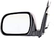 Driver and Passenger Side Mirrors, Power Adjust, Manual Folding, Heated, Textured Black, No Signal Light, No Memory, No Puddle Light, No Auto-Dimming, No Blind Spot Feature