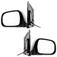 Driver and Passenger Side Mirrors, Power Adjust, Manual Folding, Non-Heated, Textured Black, No Signal Light, No Memory, No Puddle Light, No Auto-Dimming, No Blind Spot Feature