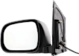 Driver and Passenger Side Mirrors, Power Adjust, Manual Folding, Non-Heated, Textured Black, No Signal Light, No Memory, No Puddle Light, No Auto-Dimming, No Blind Spot Feature
