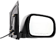 Driver and Passenger Side Mirrors, Power Adjust, Manual Folding, Non-Heated, Textured Black, No Signal Light, No Memory, No Puddle Light, No Auto-Dimming, No Blind Spot Feature