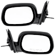 Driver and Passenger Side Mirrors, Power Adjust, Manual Folding, Non-Heated, Paintable, No Signal Light, No Memory, No Puddle Light, No Auto-Dimming, No Blind Spot Feature