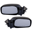 2002 Toyota Camry - Driver and Passenger Side Mirror, Japan Built Vehicle, Power Adjust, Non-Heated, Paintable, Non-Folding, No Signal Light, No Blind Spot Feature, Without Memory Recall, No Puddle Light, No Auto-Dimming