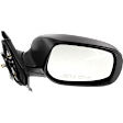 Hatchback Driver and Passenger Side Mirror, Power Adjust, Non-Heated, Manual Folding, Paintable, No Signal Light, No Memory, No Puddle Light, No Auto-Dim, No Blind Spot Feature