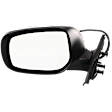 Hatchback Driver and Passenger Side Mirror, Power Adjust, Non-Heated, Manual Folding, Paintable, No Signal Light, No Memory, No Puddle Light, No Auto-Dim, No Blind Spot Feature