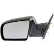 Driver and Passenger Side Mirror, Power Adjust, Non-Heated, Manual Folding, Textured Black, No Signal Light, No Memory, No Puddle Light, No Auto-Dim, No Blind Spot Feature