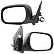 Driver and Passenger Side Mirror, Power Adjust, Heated, Manual Folding, Paintable, No Signal Light, No Memory, No Puddle Light, No Auto-Dim, No Blind Spot Feature