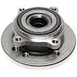 Front and Rear, Driver and Passenger Side Wheel Hub, 4 Lugs, With Bearing, 1.6L, 4Cyl