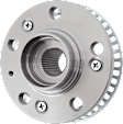 2-Wheel Set Driver and Passenger Side Wheel Hubs, Without Bearing, 5 x 3.94 in. Bolt Pattern