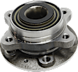 Front, Driver and Passenger Side Wheel Hub, 5 Lugs, With Bearing