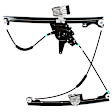 Front, Driver and Passenger Side Window Regulators, Power, Without Motor, A3 Body