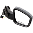 Driver and Passenger Side Mirror, Power Adjust, Heated, Manual Folding, Paintable, In-housing Signal Light, No Memory, No Puddle Light, No Auto-Dim, No Blind Spot Feature