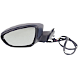Driver and Passenger Side Mirror, Power Adjust, Heated, Manual Folding, Paintable, In-housing Signal Light, No Memory, No Puddle Light, No Auto-Dim, No Blind Spot Feature