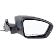 Driver and Passenger Side Mirrors, Power Adjust, Manual Folding, Heated, Paintable, In-housing Signal Light, No Memory, No Puddle Light, No Auto-Dimming, No Blind Spot Feature