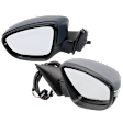 Driver and Passenger Side Mirror, Power Adjust, Heated, Power Folding, Paintable, In-housing Signal Light, No Memory, No Puddle Light, No Auto-Dim, No Blind Spot Feature