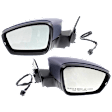 Driver and Passenger Side Mirrors, Power Adjust, Manual Folding, Heated, Paintable, In-housing Signal Light, No Memory, No Puddle Light, No Auto-Dimming, No Blind Spot Feature