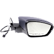 Driver and Passenger Side Mirrors, Power Adjust, Manual Folding, Heated, Paintable, In-housing Signal Light, No Memory, No Puddle Light, No Auto-Dimming, No Blind Spot Feature
